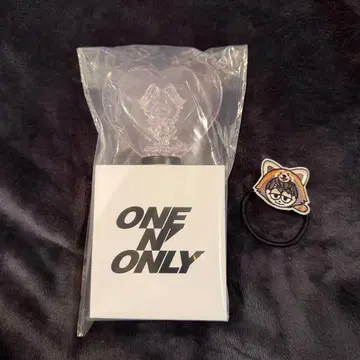 ONE N' ONLY 원엔 응원봉 #006 와펜 머리끈 세트