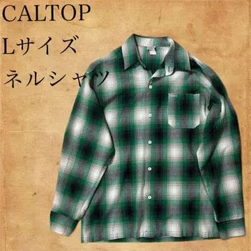 caltop 긴팔 플란넬 셔츠 L 사이즈