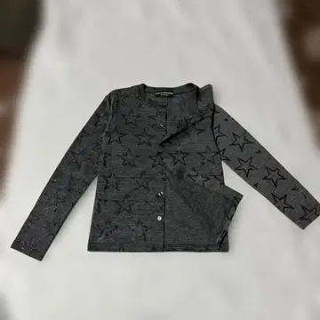새상품급 gomme 밴딩 마키 히로시게 가디건 상의 별 패턴 티셔츠