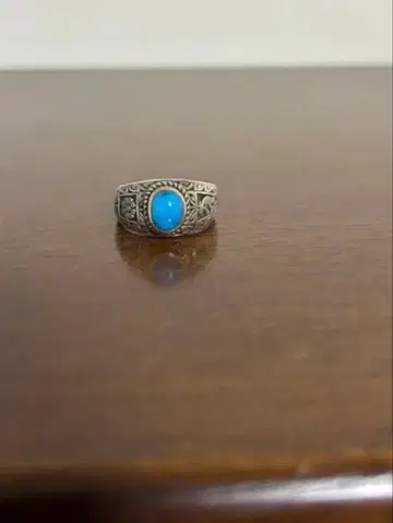 터콰이즈 실버 반지 빈티지풍