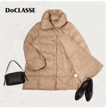 J205@ DoCLASSE 다운 자켓 경량 다운 볼륨 옷깃 XL