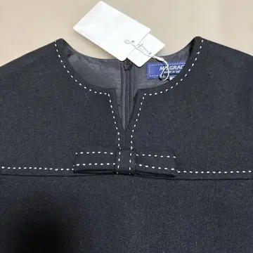 택 포함 새상품 M'S GRACY 긴팔 무릎 기장 원피스 블랙