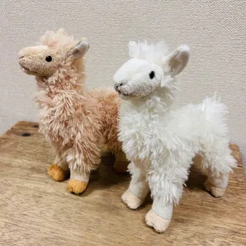 알파카 봉제 인형 2색 세트