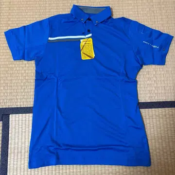 PIN HIGH 파랑 피케 셔츠 택 포함 새상품