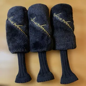 90년대 혼마 골프 헤드커버 (블랙) 3개 세트