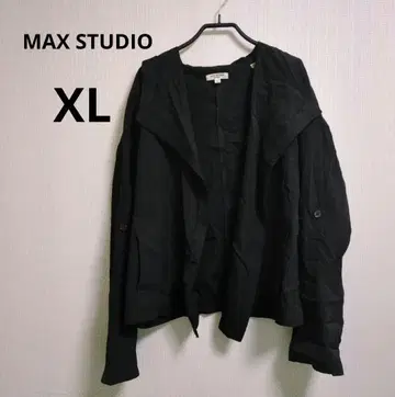 해외 구제 의류 MAX STUDIO 블랙 자켓 [ XL ]