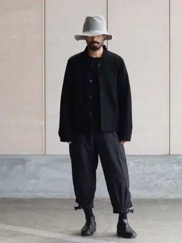 nonnotte draping bias sleeve blouson L