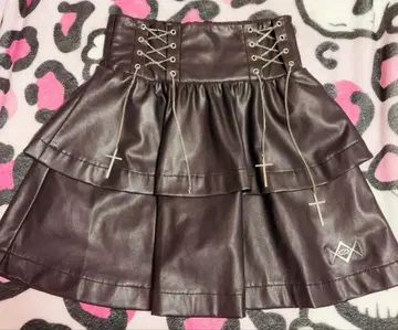 REFLEM 하이웨스트 프릴 스커트