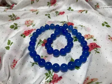 파란색 마노 목걸이