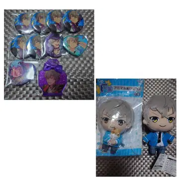 앙스타 캔뱃지 봉제 인형 코가 세트