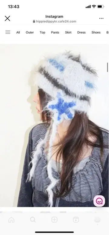 hippiedippy 니트 모자