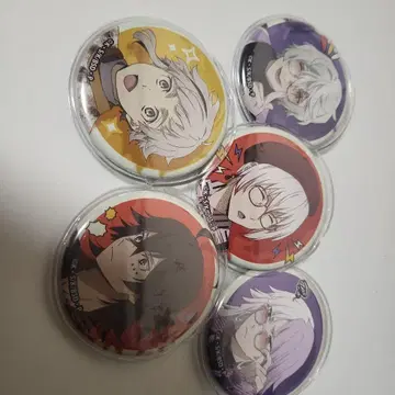 문호 스트레이독스 캔 배지 5개 세트