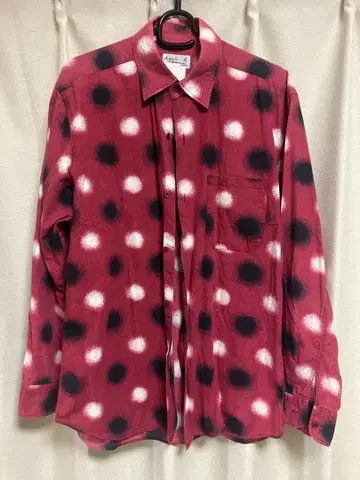 아그네스 베 도트 무늬 긴팔 셔츠 사이즈 2