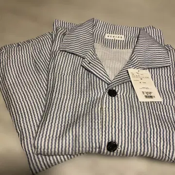 우치노 마쉬멜로우 거즈 스트라이프 파자마 M 사이즈