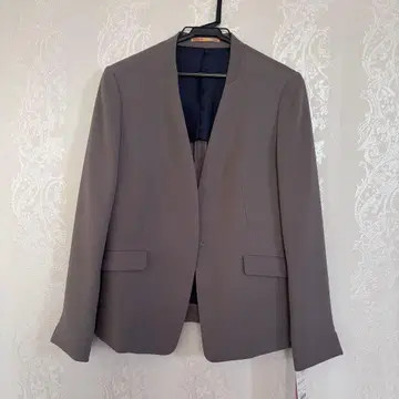 THE THIRD SIGHT 노카라 자켓 그레이 새상품