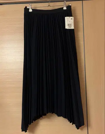 새상품 ROPE 로페 플리츠 스커트 다크 네이비 38 M