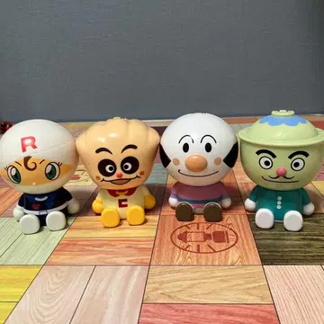 호빵맨 빅 마스코트 피규어 4개 세트