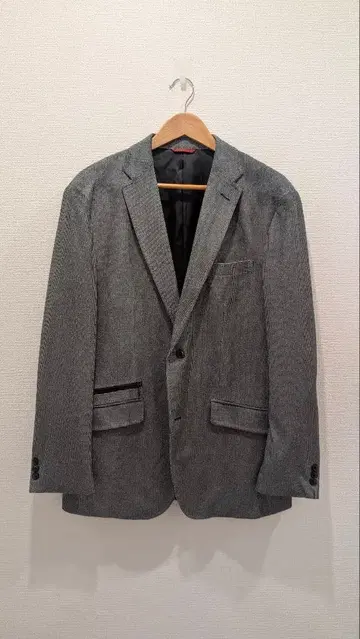 Hush Puppies 하운드투스 체크 무늬 테일러드 자켓