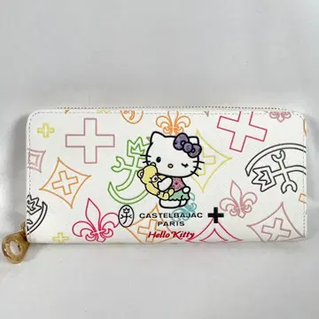 미사용에 가까운 CASTELBAJAC 까스텔바작 장지갑 헬로키티