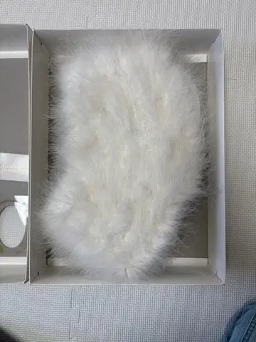 성인식 화이트 퍼 기모노 숄 프릴 포함