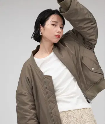 [ 새상품급 ] BABYLONE 바빌론 MA-1 카키 블루종