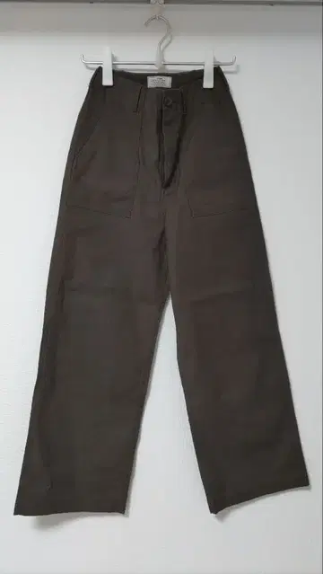 미사용 새상품 relume 브라운 와이드 팬츠 36