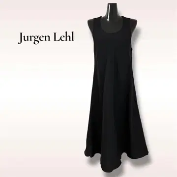 위르겐 레흘 블랙 울 슬리브리스 원피스 M