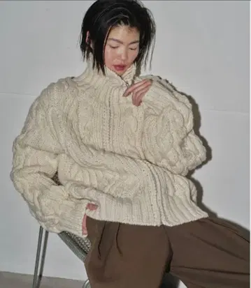 todayful Volume Handknit Cardigan