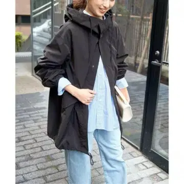 spick & span 2024 P/Ny 발수 스노우 카모 후드티 코트