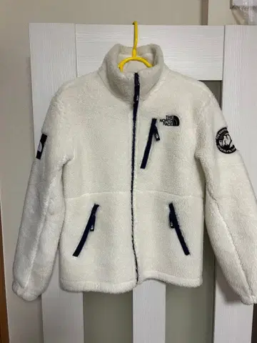 The North Face 플리스 보아 자켓 화이트