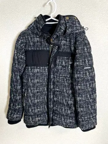 1PIU1UGUALE3 RELAX 우노피우우노구아츠 트위드 다운 자켓