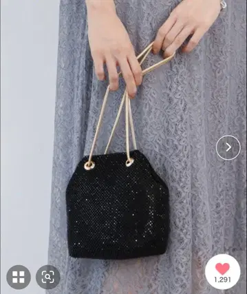 큐빅 2way 복조리 파티 백