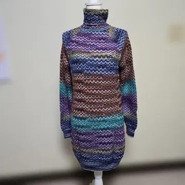 MISSONI 하이넥 스웨터 멀티 컬러