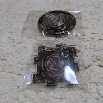 LUNA SEA 진미래제 2025 캔뱃지 & 아크링 키링 세트