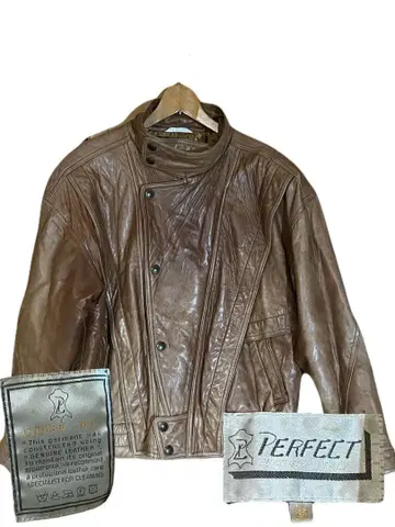 [ 구제 의류 ] 빈티지 가죽 자켓 남성용 M 사이즈
