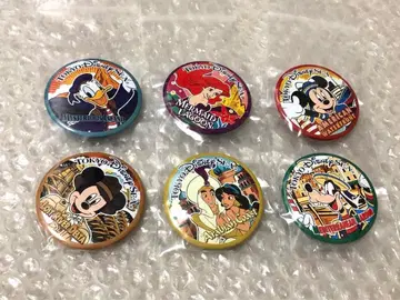 6개 TDS Tokyo DisneySea 도쿄디즈니씨 캔뱃지