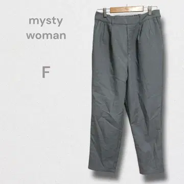 미스티우먼 테이퍼드 팬츠 캐주얼 허리밴딩 깔끔한