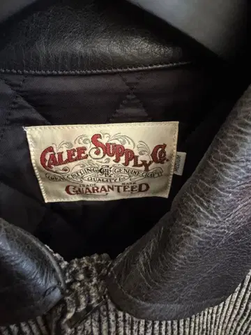 CALEE 코듀로이 자켓 M 코튼 BLK 무지 남성용 자켓