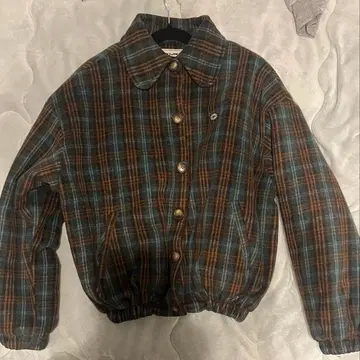 Kijiko Granma Worm Check JumperBlueBrown