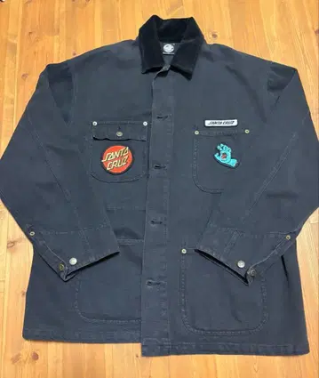 SANTA CRUZ 블랙 커버올 M 사이즈