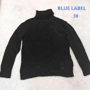 BLUE LABEL 블랙 터틀넥 스웨터 38