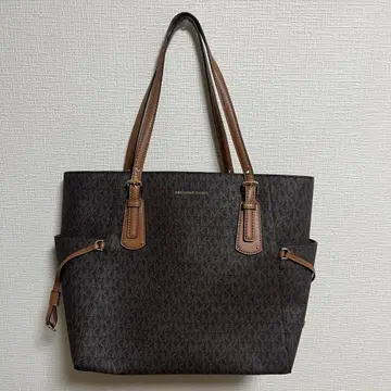 MICHAEL KORS 브라운 토트백