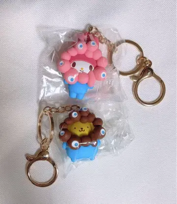 오사카 엑스포 산리오 먀쿠먀쿠 파스텔 키링 마이멜로디 폼폼푸딩