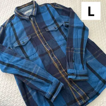 [ 새상품급 ] 론 헤르만 아우터 노운 담요 셔츠 셔츠 자켓 두꺼운 원단