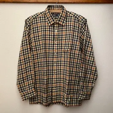 닥스 DAKS 체크 셔츠 긴팔 M 사이즈 상의 골프웨어