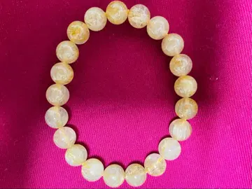 골드 루틸 팔찌 5A 8mm