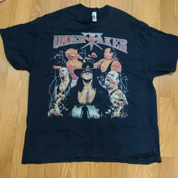 WWE 언더테이커 T셔츠 블랙
