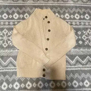 Lands' End 크림색 가디건 XS