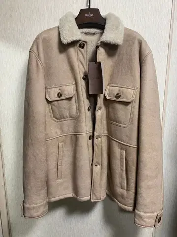 BARBA 남성용 무스탕 아우터