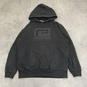 REVERSAL 리버설 후디 풀오버 블랙 W03